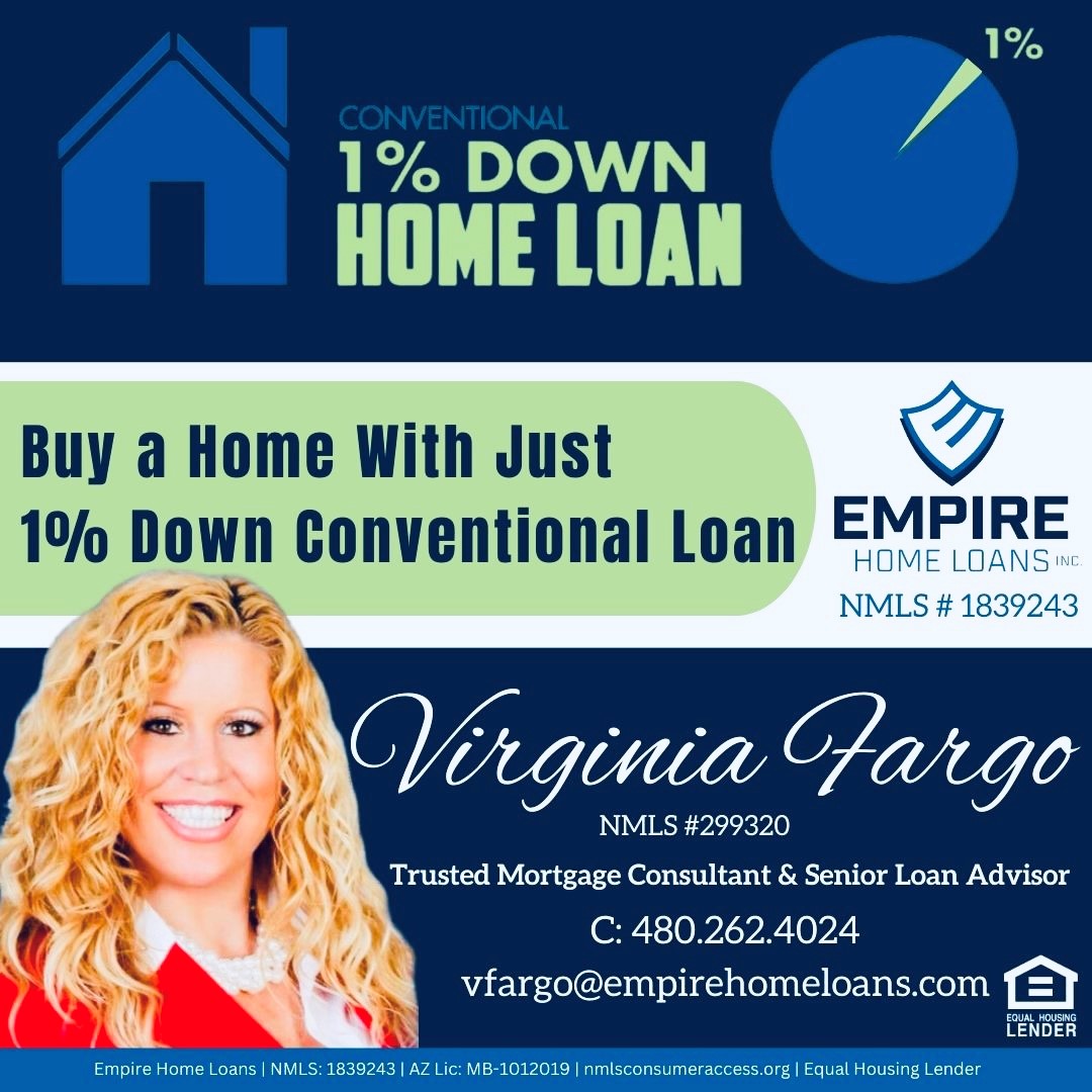 1% DOWN CONVENTIONAL LOAN