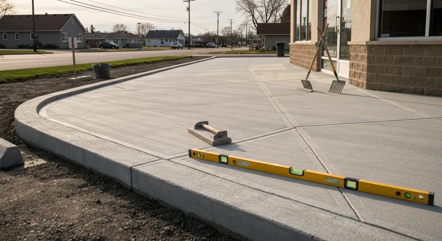 Commercial concrete project