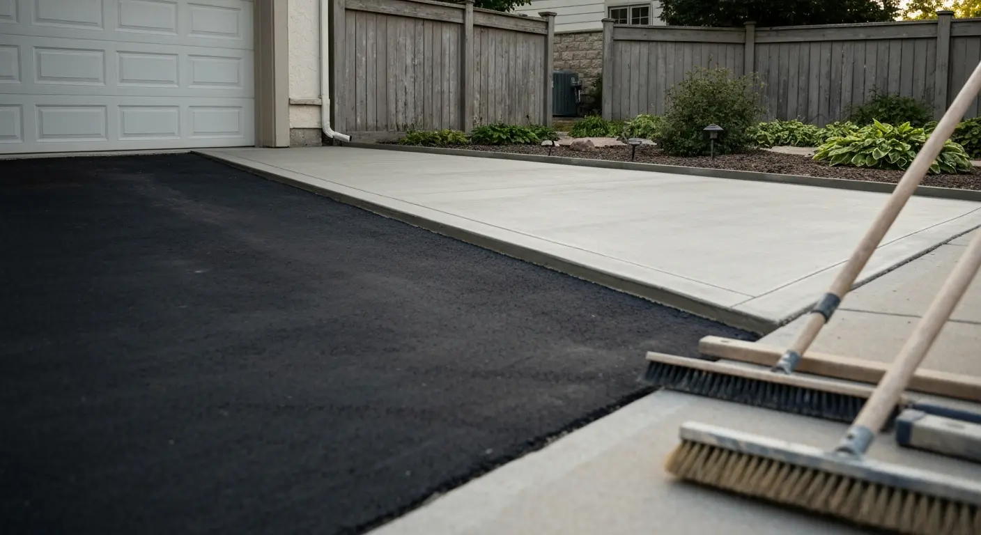 Garage slab installation
