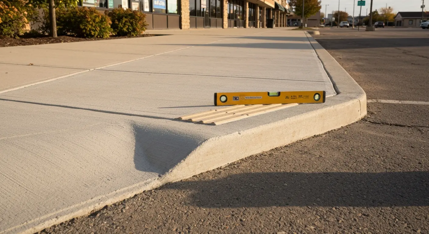 ADA-compliant sidewalk