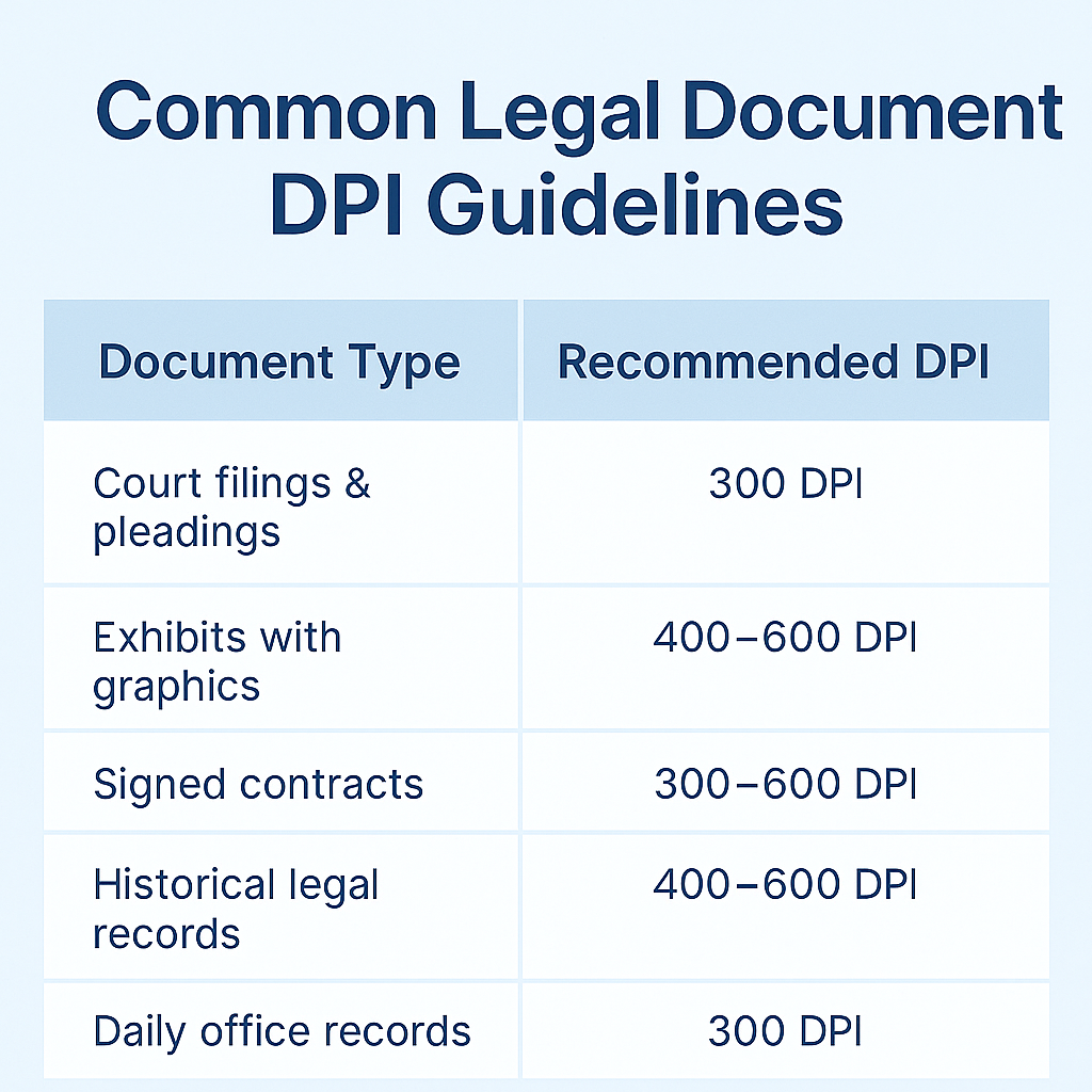 Legal Admissibility and Document Legibility Legal Admissibility and Document Legibility