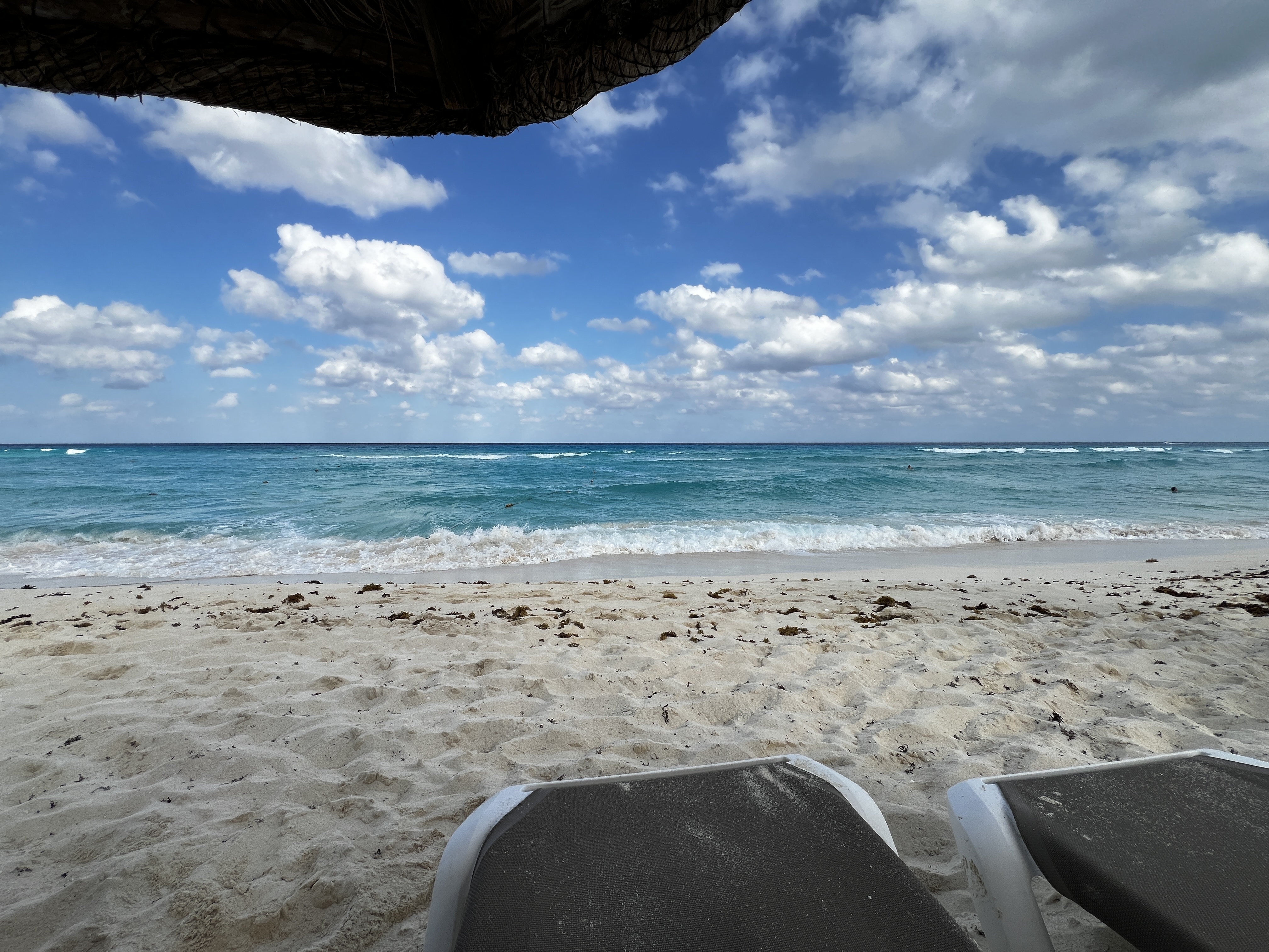 Beach at resort in Cancun Beach at resort in Cancun