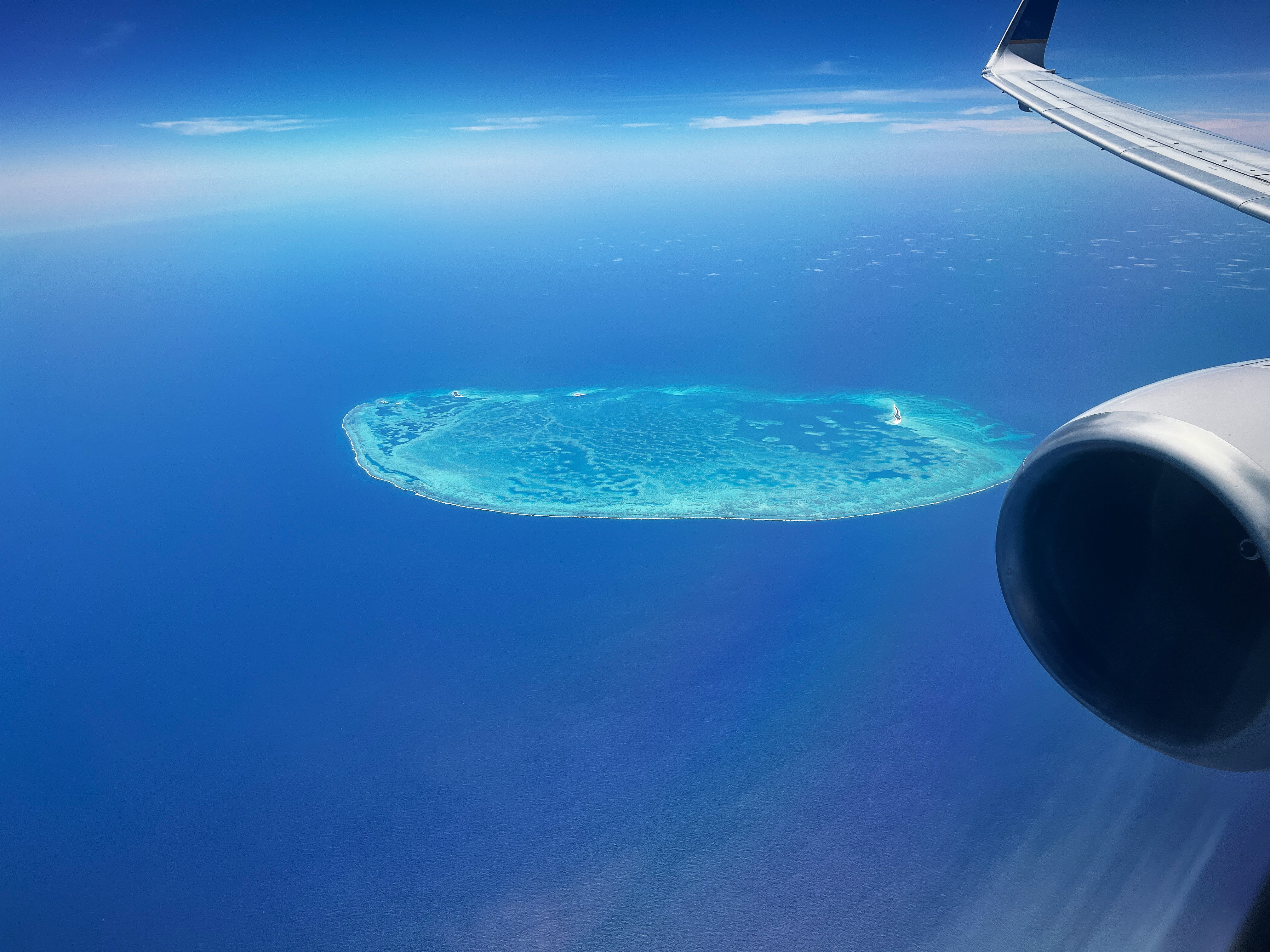 Flying over the Golf of America Flying over the Golf of America