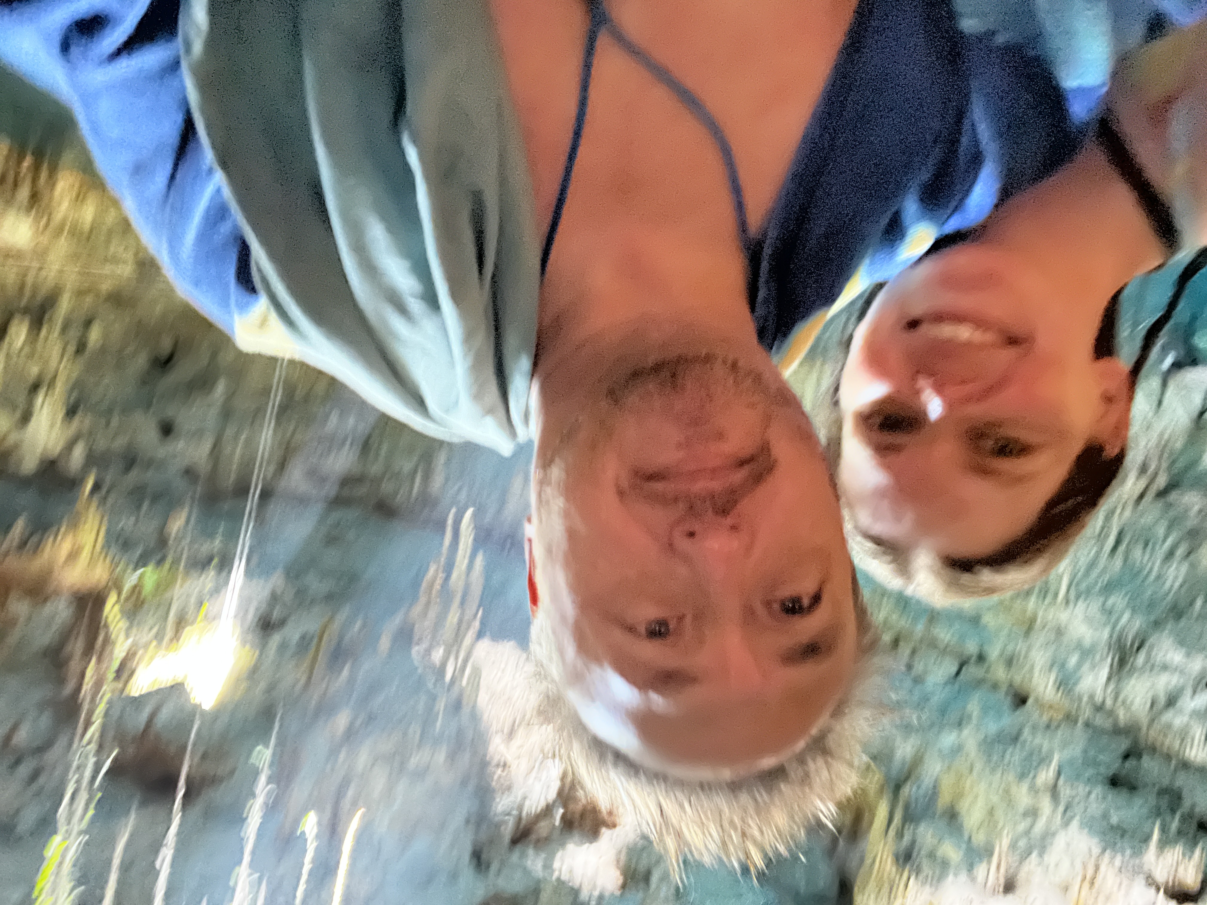 Mike and I swam in the Cenote Mike and I swam in the Cenote