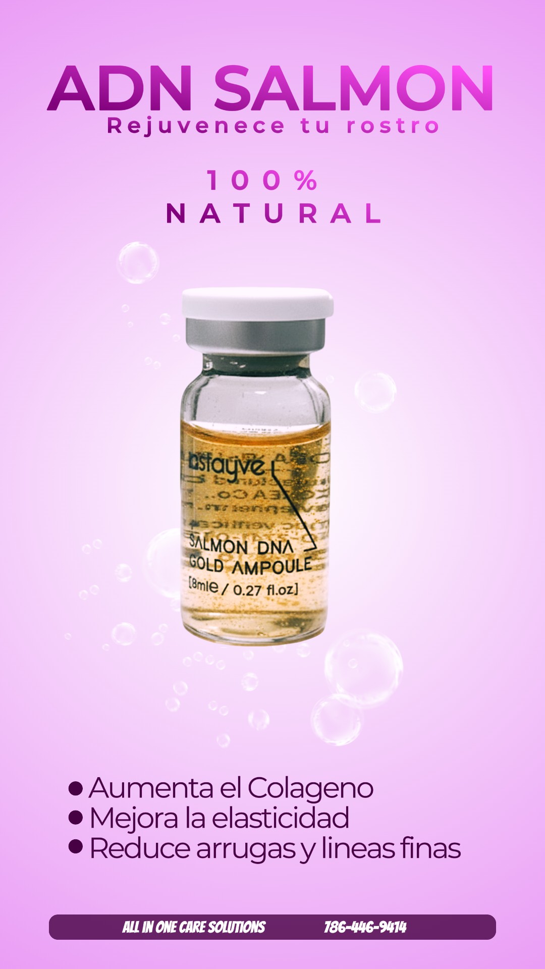 Tratamiento Facial con ADN de Salmón - Instalaciones Premium