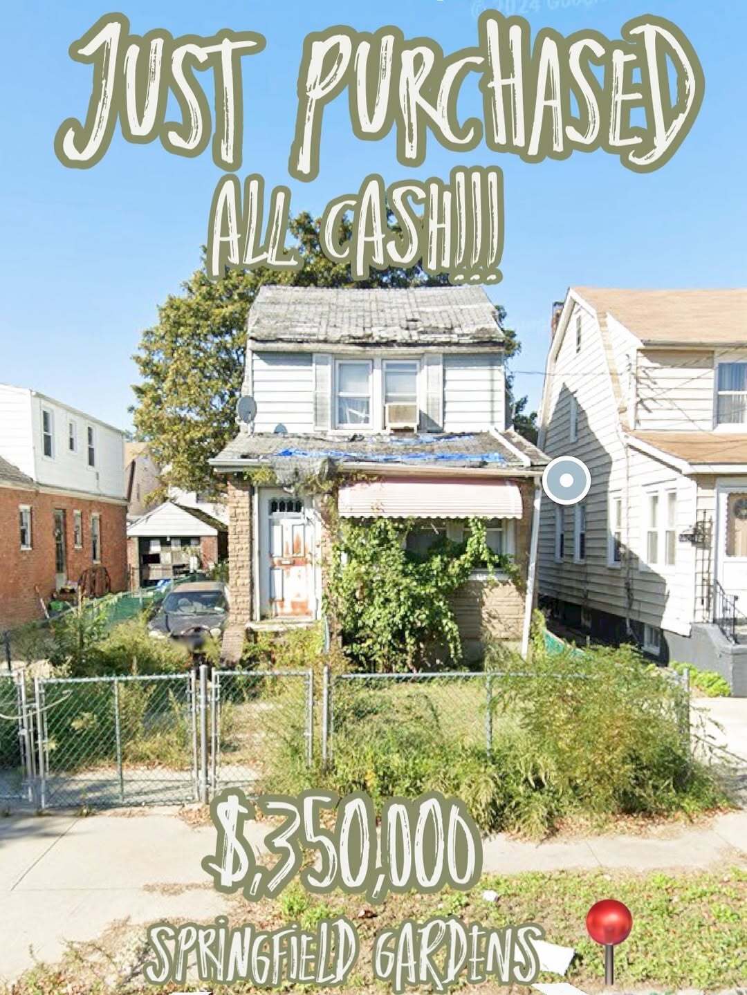 Recently purchased property