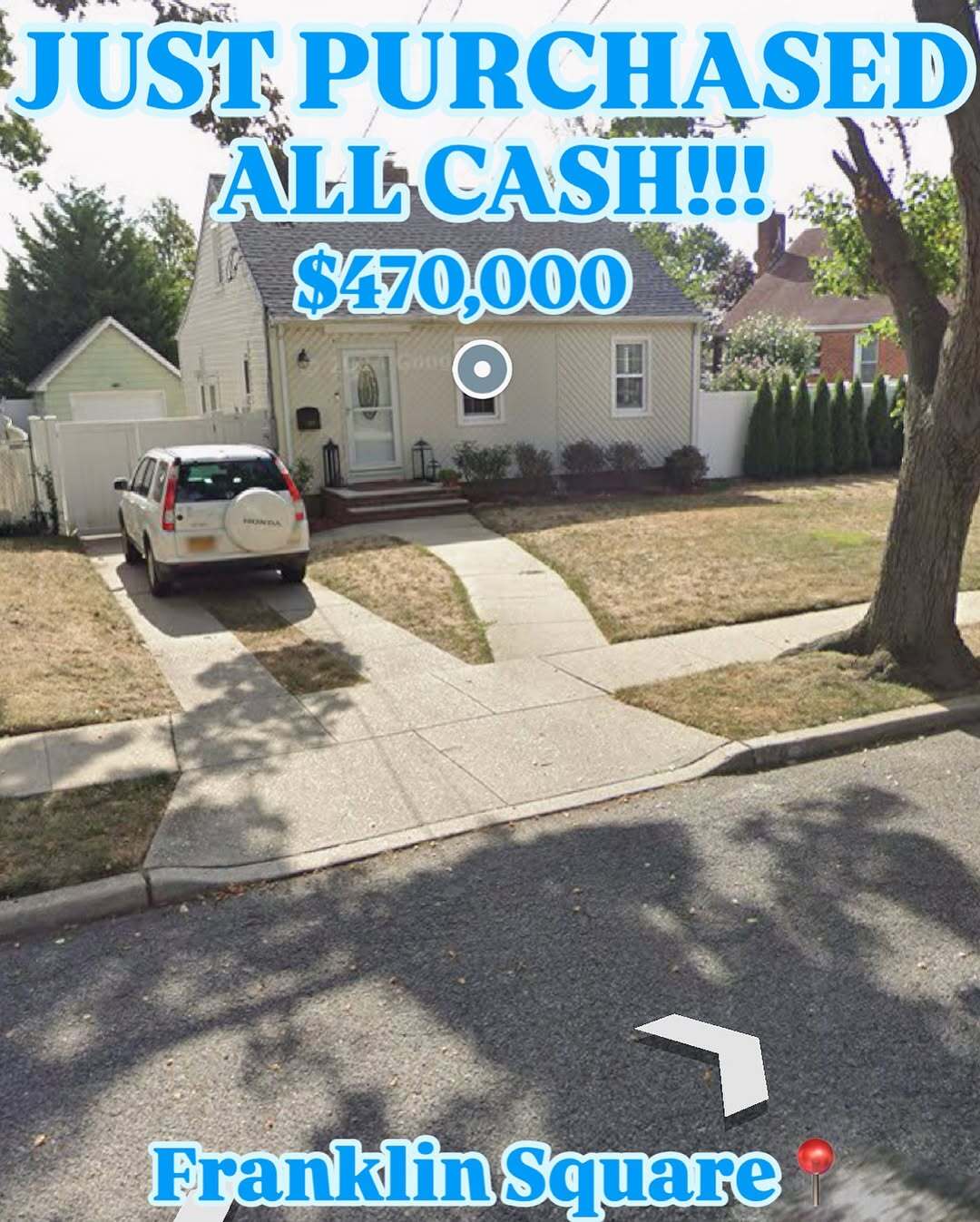 Recently purchased property