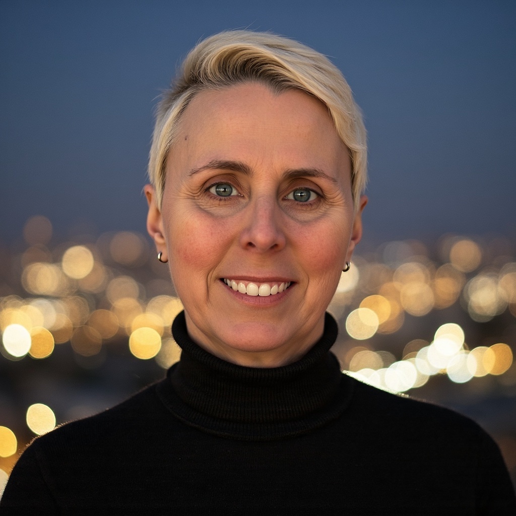 Professional portrait in a modern office setting