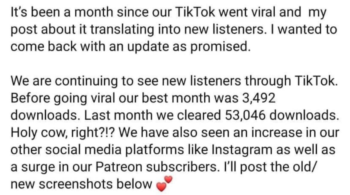 Using TikTok to promote your podcast