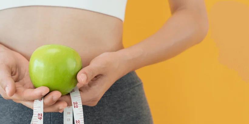 Illustration of balanced diet and exercise Illustration of balanced diet and exercise