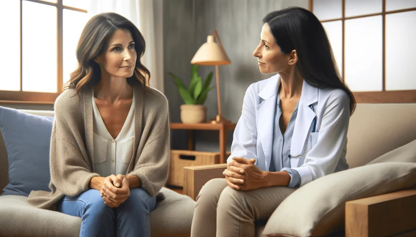 A person engaging in a therapeutic approach to heal from trauma A person engaging in a therapeutic approach to heal from trauma