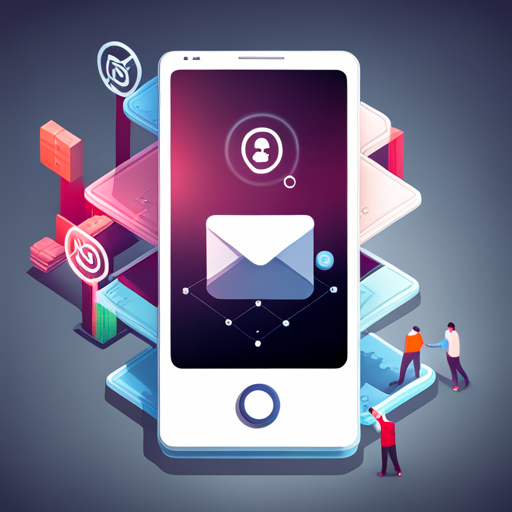a phone with a mail icon a phone with a mail icon