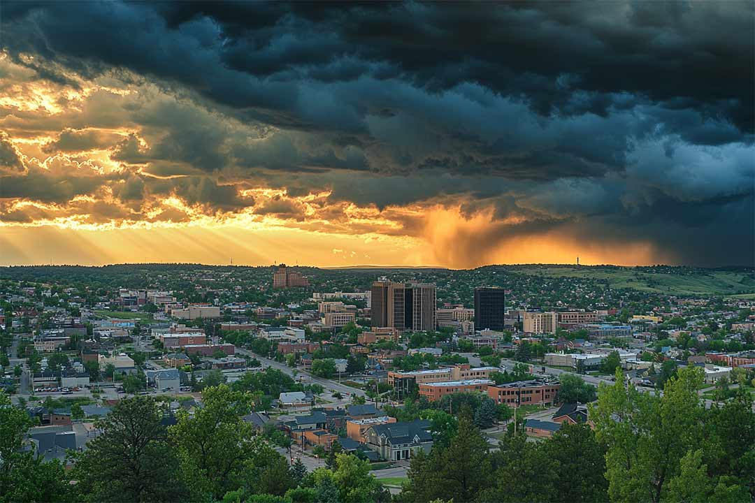 Storm brewing over the city. Storm brewing over the city.