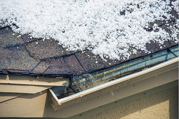 hail on the roof hail on the roof