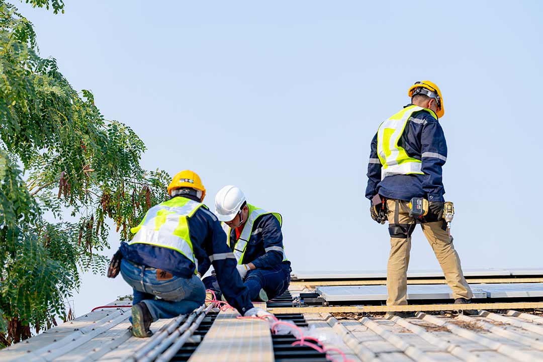 a team of roofing contractors a team of roofing contractors