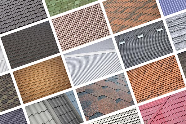 Collage of various roof materials, illustrating considerations for safely and efficiently hanging lights on different roof types. Collage of various roof materials, illustrating considerations for safely and efficiently hanging lights on different roof types.