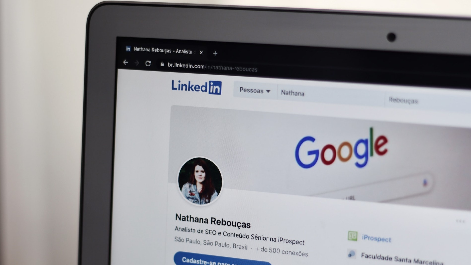 Linkedin brand influence on Google