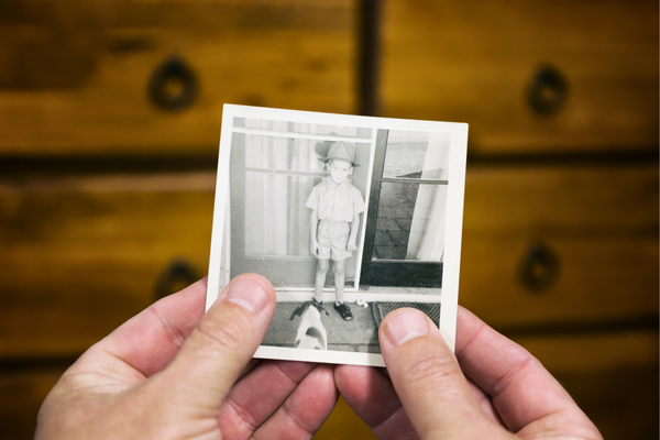 hands holding nostalgic photo hands holding nostalgic photo