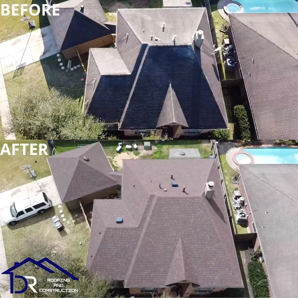 DR Roofing completed project