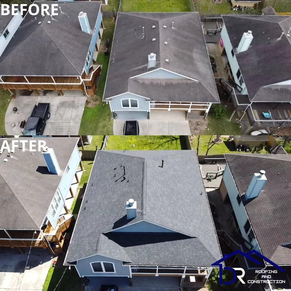 DR Roofing completed project