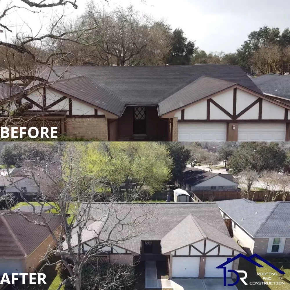 DR Roofing completed project