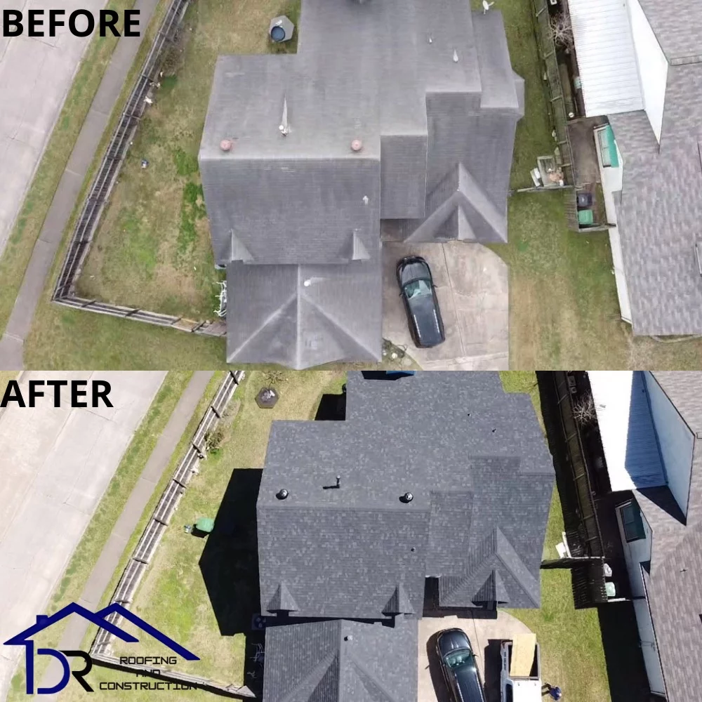 DR Roofing completed project