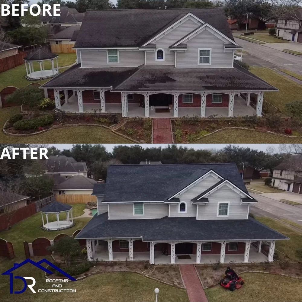 DR Roofing completed project