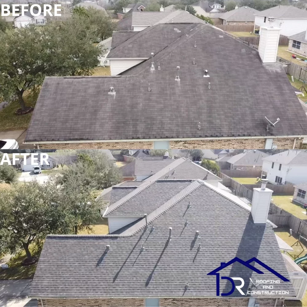 DR Roofing completed project