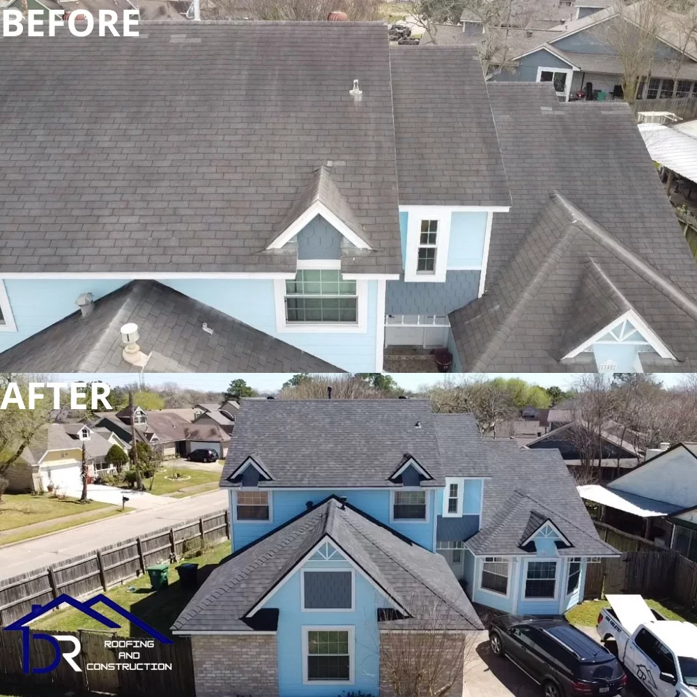 DR Roofing completed project