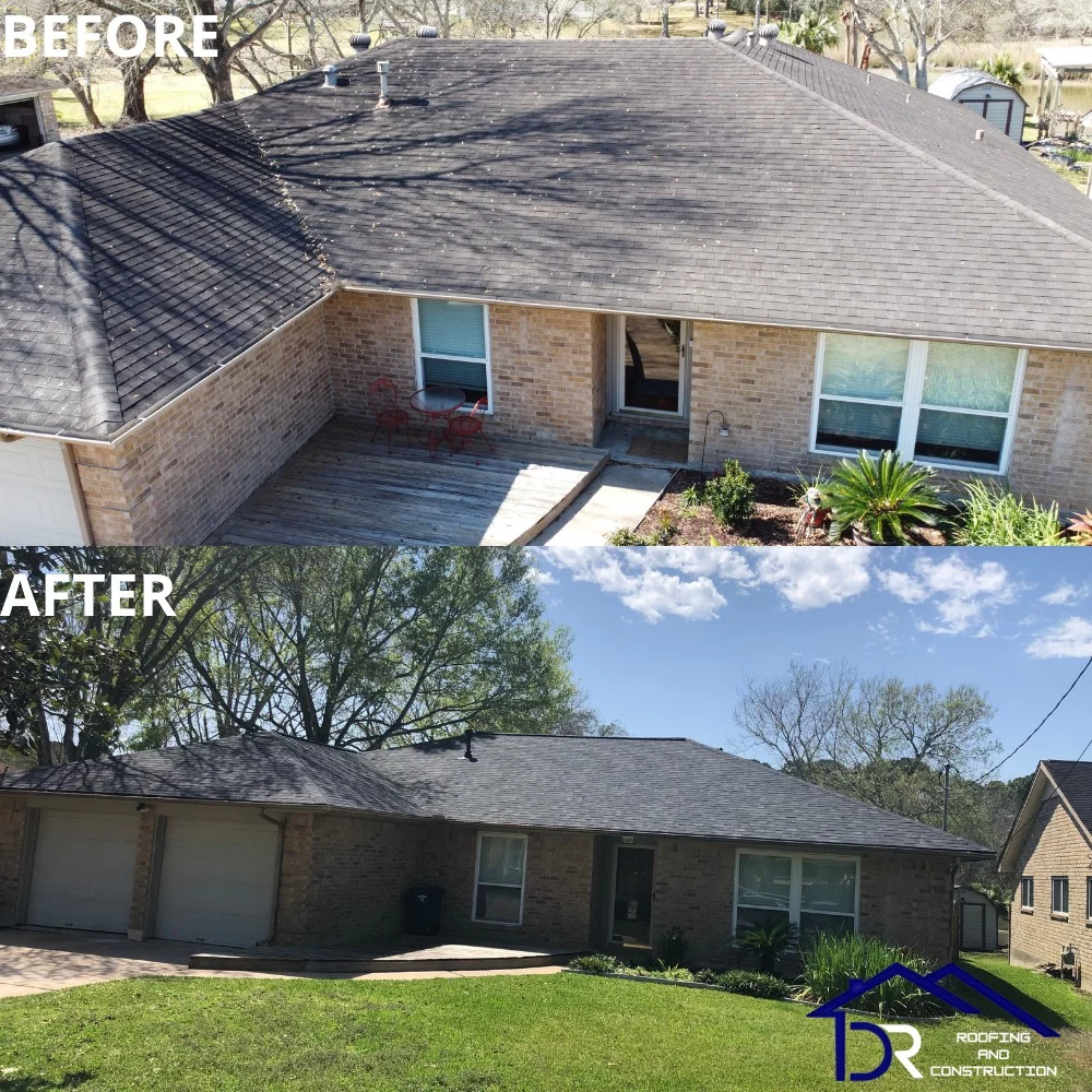 DR Roofing completed project