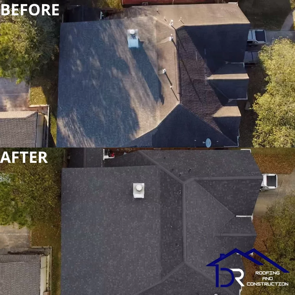 DR Roofing completed project