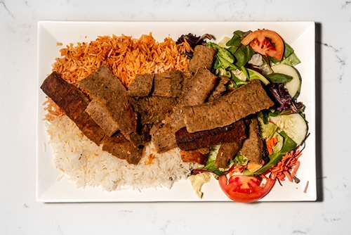 Lamb and Chicken Kebab Platter In Reston Kabob