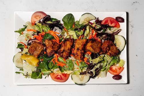 Lamb and Chicken Kebab Platter In Reston Kabob