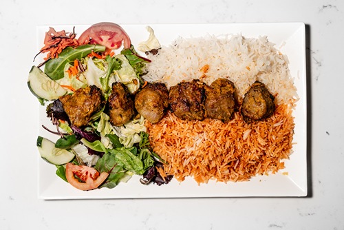 Lamb and Chicken Kebab Platter In Reston Kabob