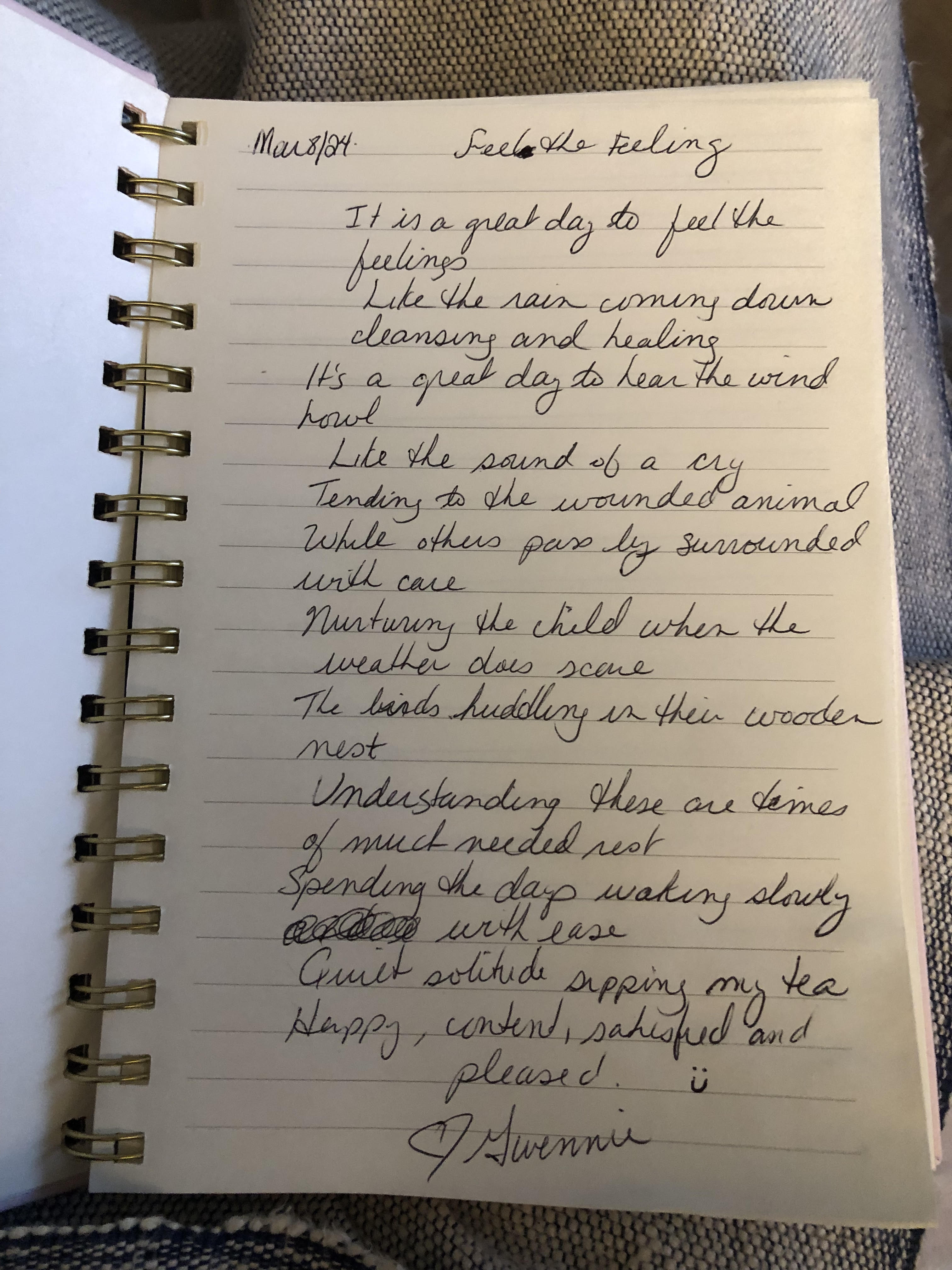 Feel the Feelings Poem