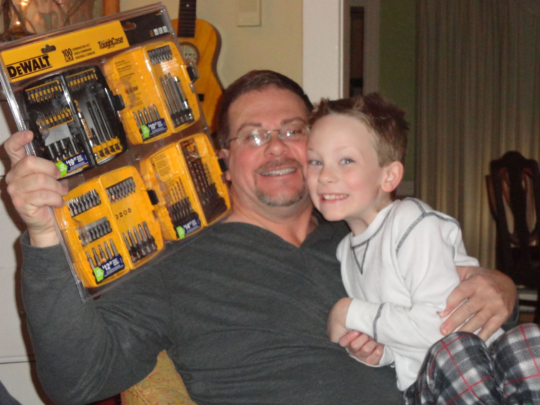 Big boy toy and both happy