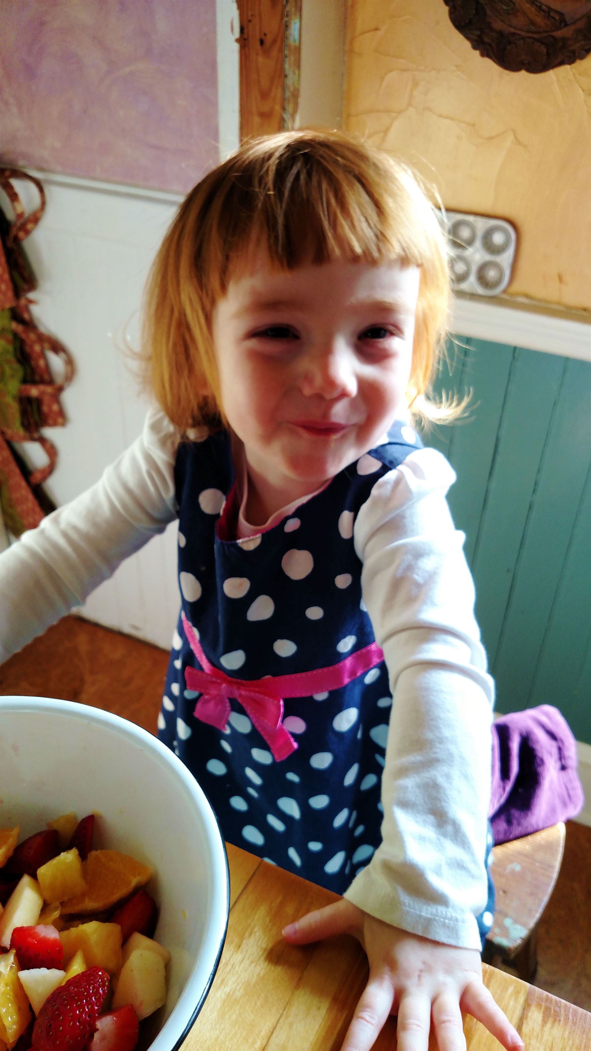 Fiona and the fruit salad on Shalavee.com
