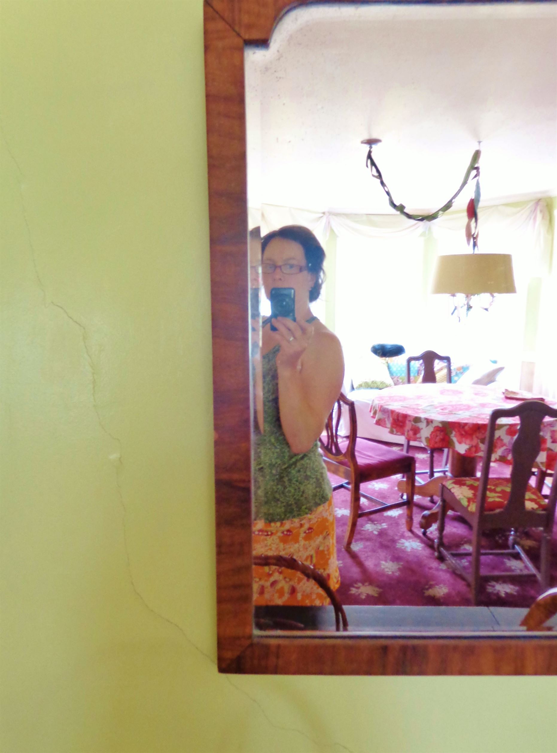 selfie in the dining room on Shalavee.com