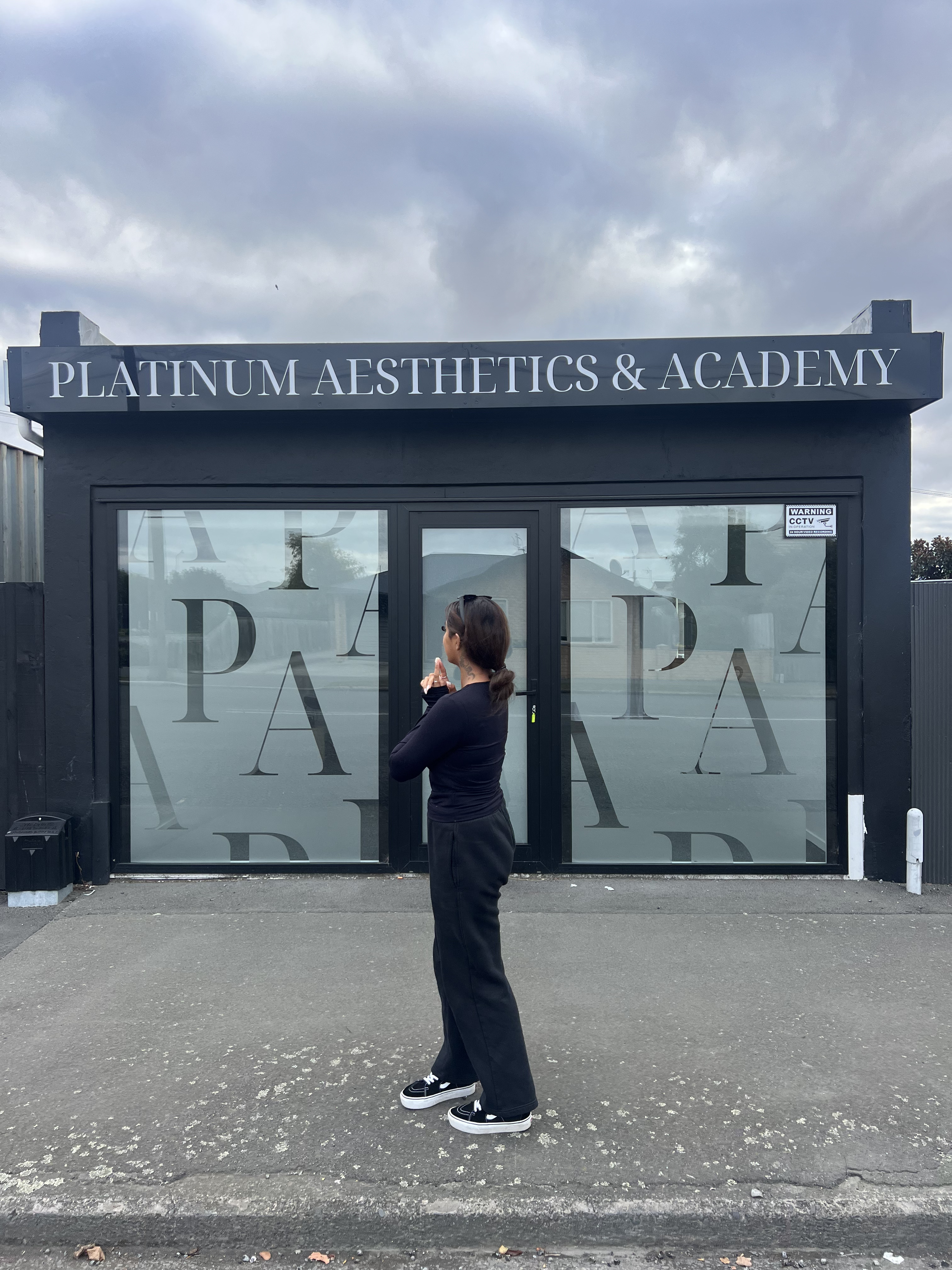 Platinum Aesthetics & Academy shopfront in Christchurch