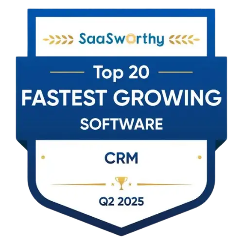 GoHighLevel unter den Top 20 der am schnellsten wachsenden CRM-Softwares Q2 2025 laut SaaSworthy