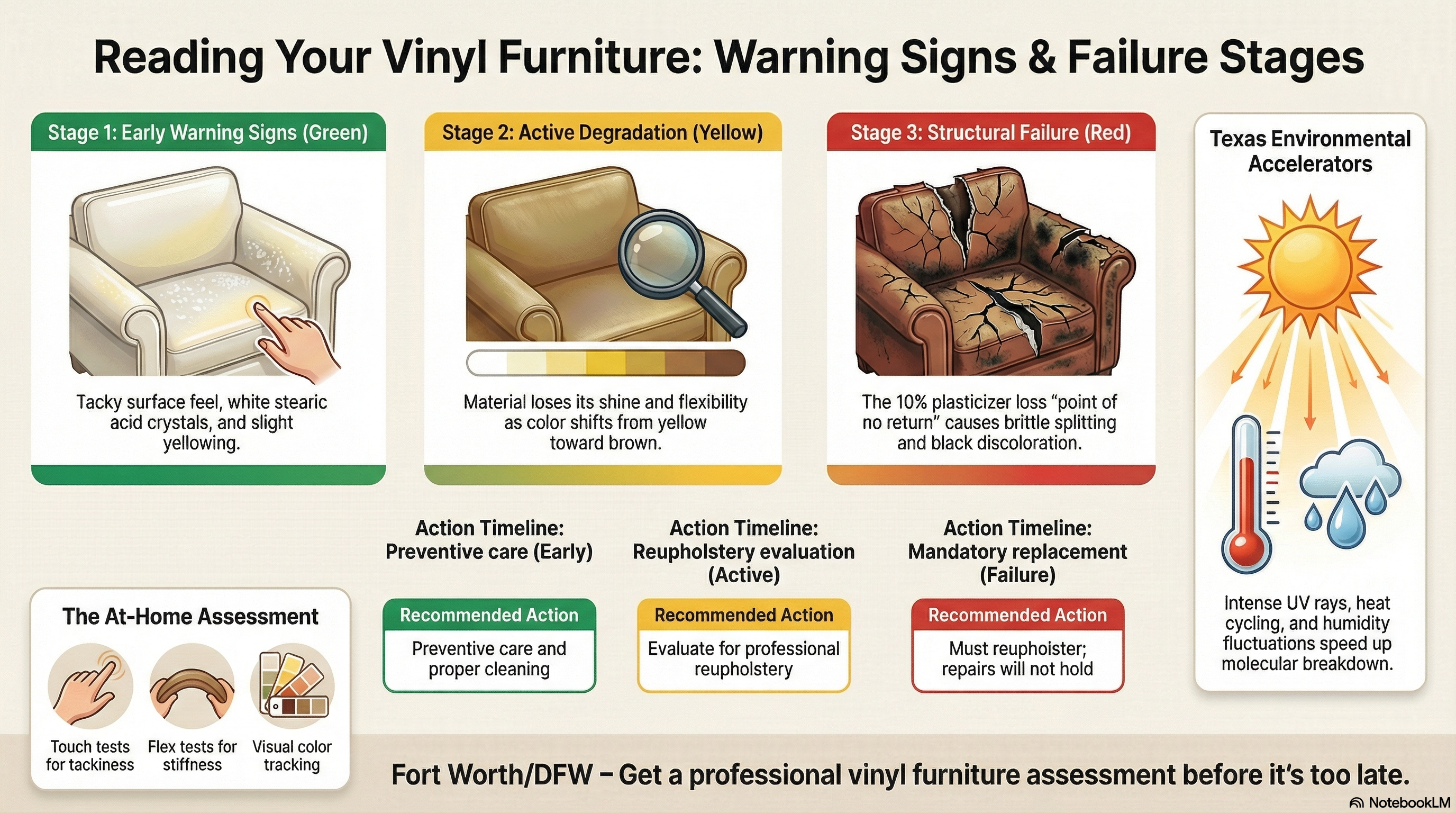 warning signs for home furniture needing repair