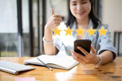 High Google review service rankings