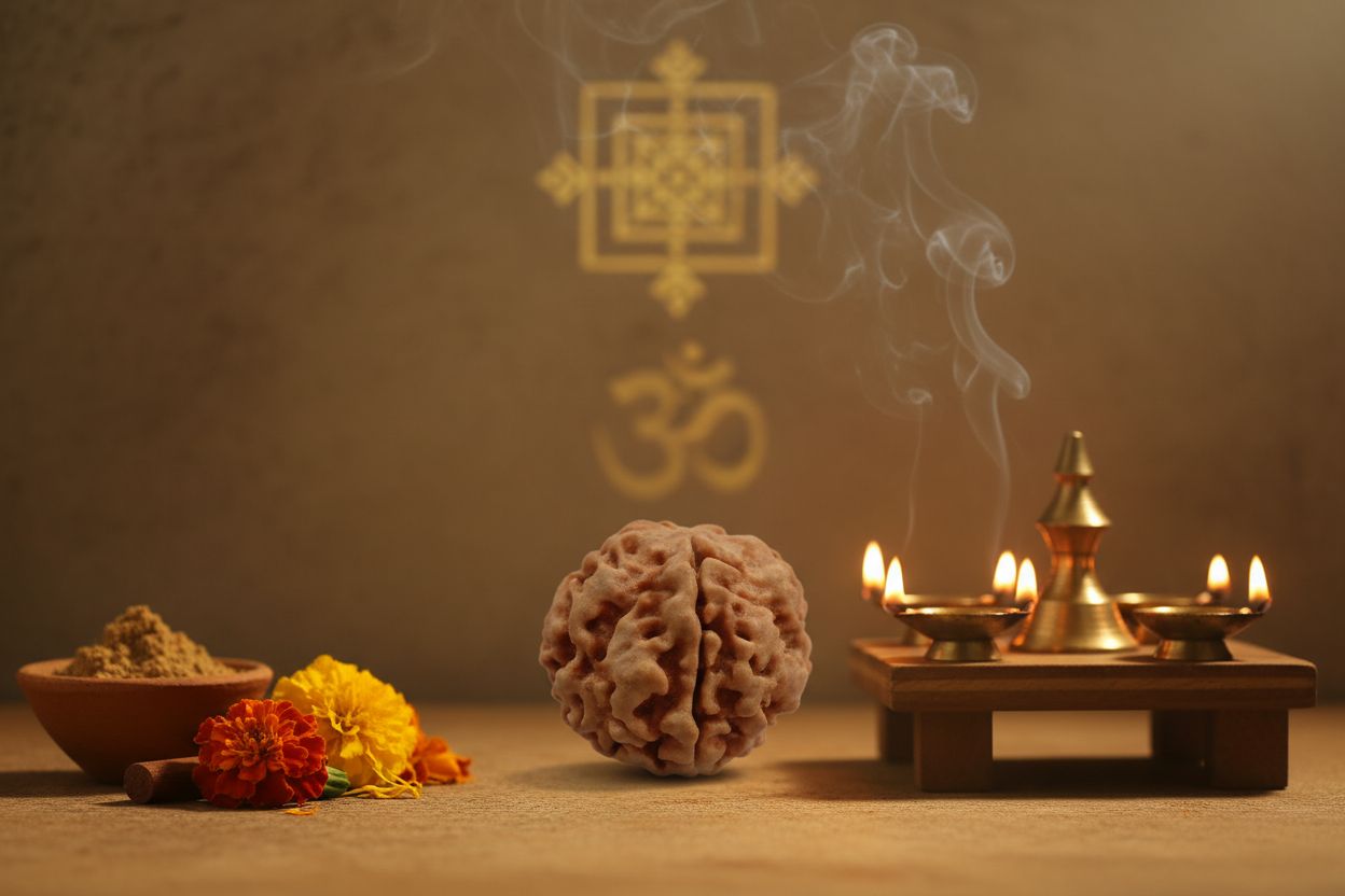 1 Mukhi Rudraksha Round NEPALI