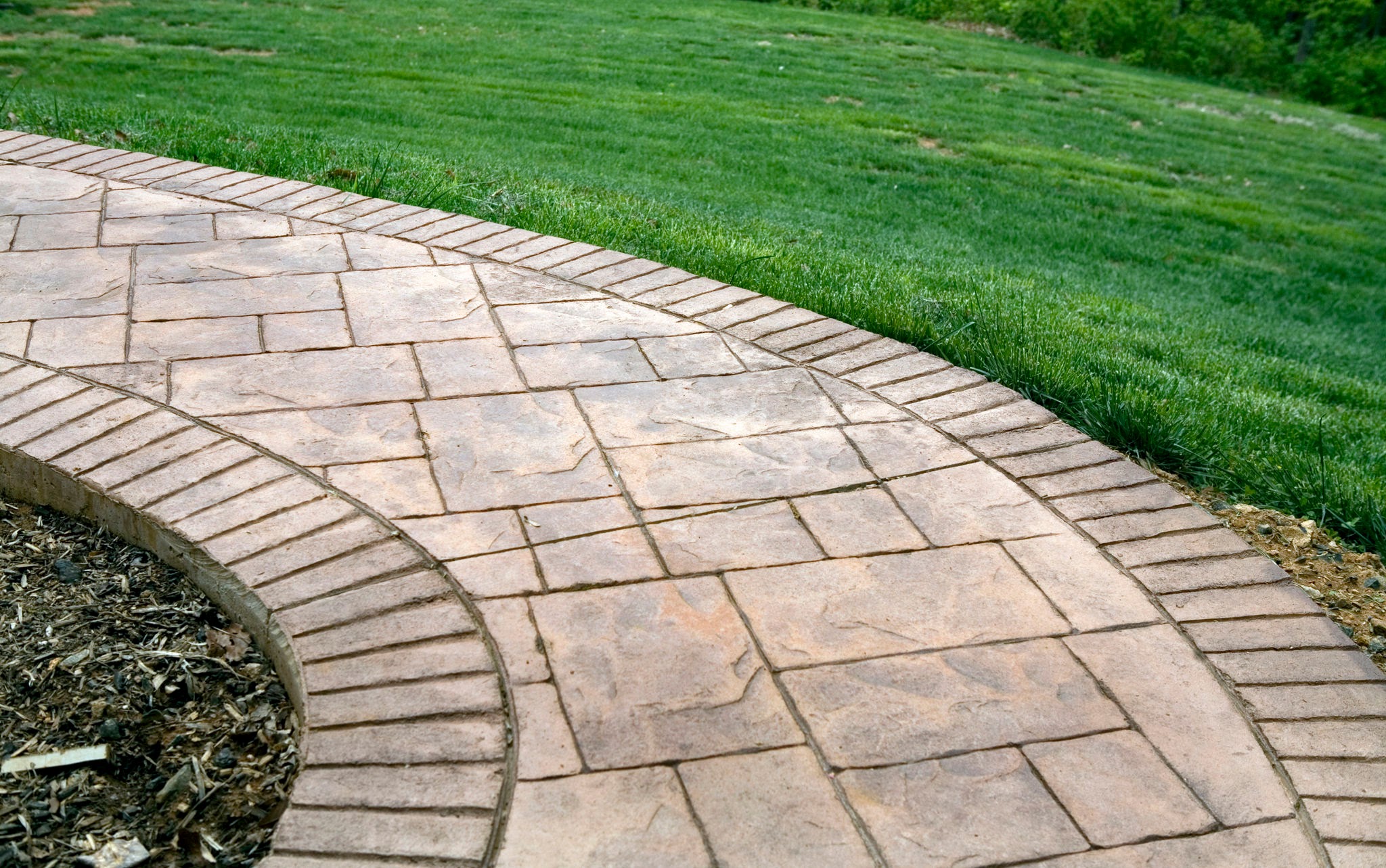 stamped concrete
