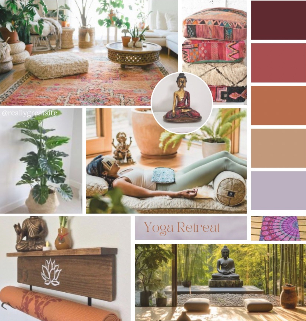 Yoga retreats, yoga spaces, wellness spaces, creative studios, 