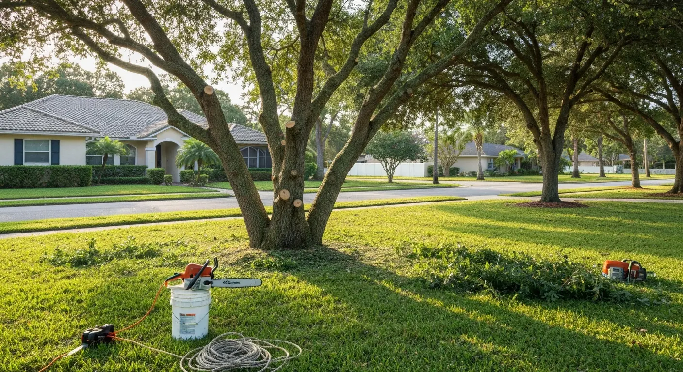 Tree trimming in Seminole