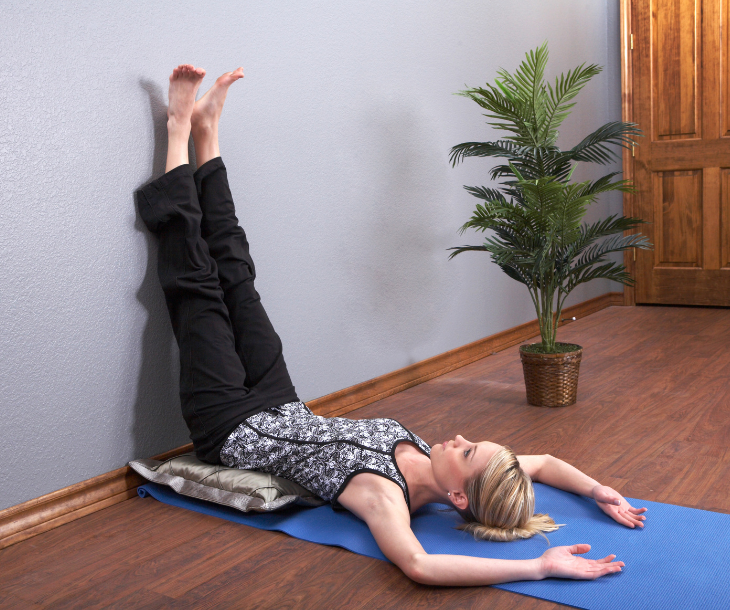 Cool hot flashes in menopause with yoga inversions Cool hot flashes in menopause with yoga inversions