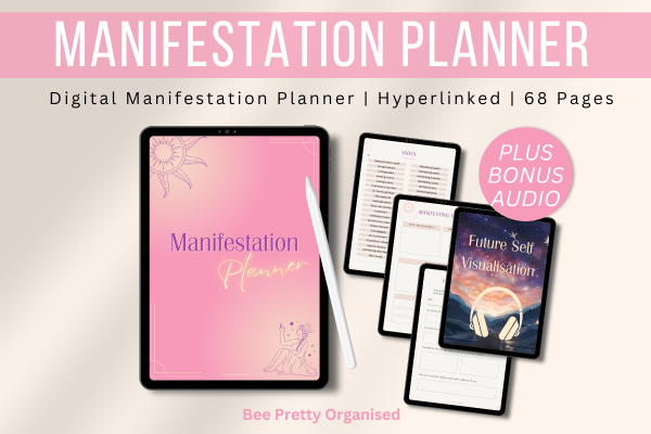 Digital manifestation planner bee pretty organised etsy Digital manifestation planner bee pretty organised etsy