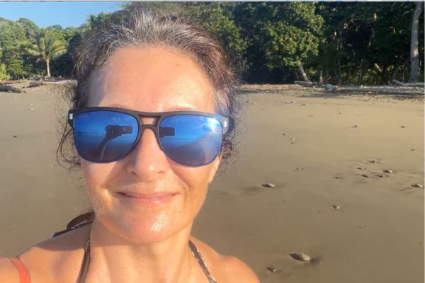 Helen Brown on the beach in Costa Rica Helen Brown on the beach in Costa Rica