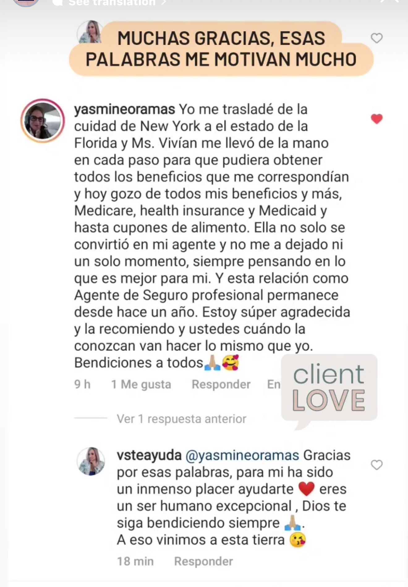 Testimonio de cliente 2